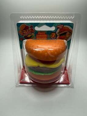 JA-RU Foodie Fusion Play Burger Deluxe 7-Piece Set